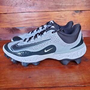 Nike Alpha Huarache Elite 4 MCS Baseball Cleats Men 9‎ Smoke Grey FD6221-002